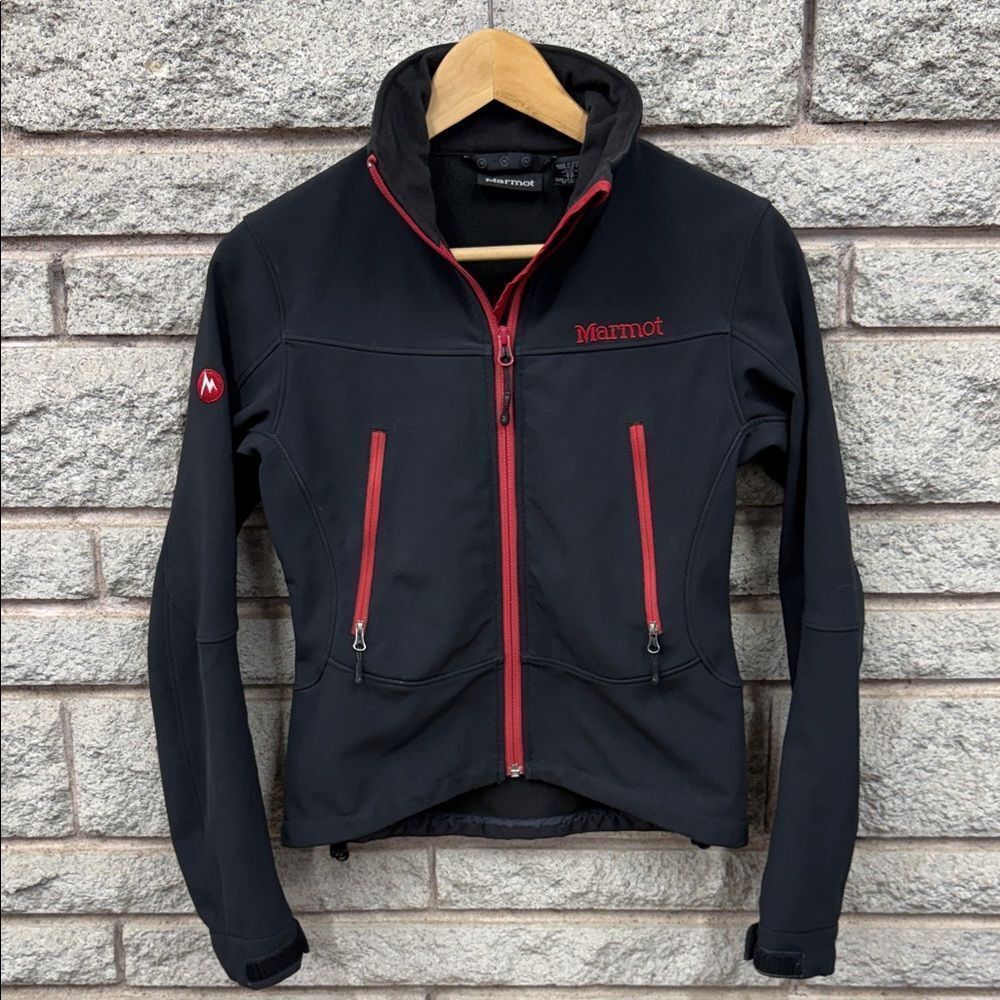 Marmot Women's Black and Red Performance Jacket